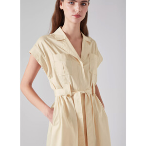 LK Bennett Ivy Organic Cotton Utility Style Shirt Dress